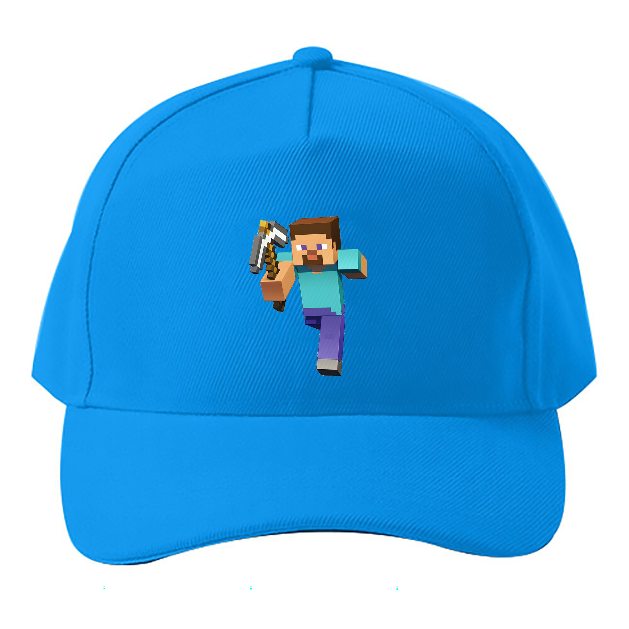 （画像用） マインクラフト ブロックの世界 Minecraft MC Block world ベースボールキャップ 綿100％ 男女兼用 帽子 スポーツ